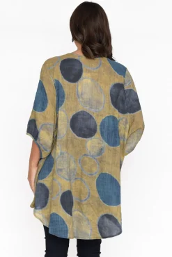 Cotton Tops<Cotton Village Abra Blue Spot Oversized Top