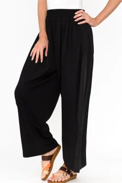 Pants<Tirelli Aimee Black Side Panel Palazzo Pant