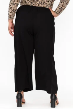 Pants<Tirelli Aimee Black Side Panel Palazzo Pant