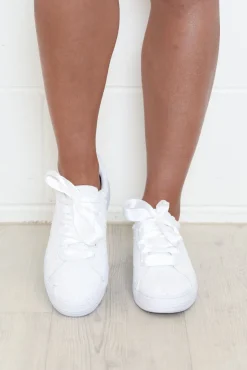 White Sneakers<Keds Alley White Sequin Sneaker