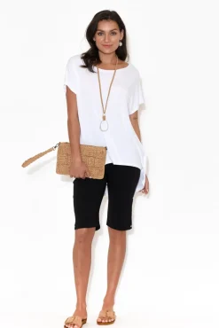 Shorts<Threadz Alyssa Black Pocket Shorts