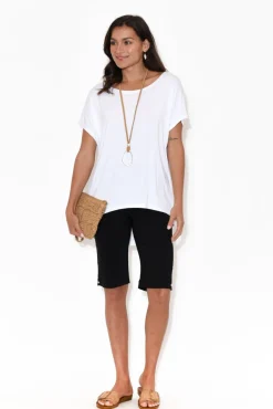 Shorts<Threadz Alyssa Black Pocket Shorts