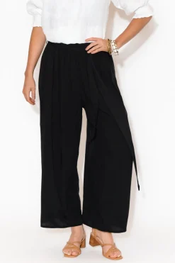 Pants<Slate the Label Amara Black Wide Leg Pant