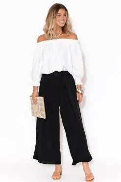 Pants<Slate the Label Amara Black Wide Leg Pant