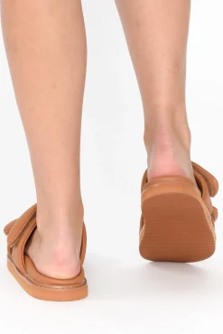 Slides<Human Shoes Amy Tan Leather Slide