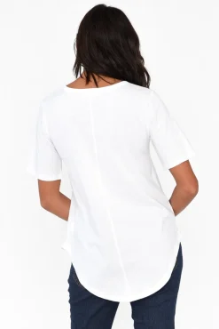 Cotton Tops<Betty Basics Ariana Pink Zebra Star Cotton Tee