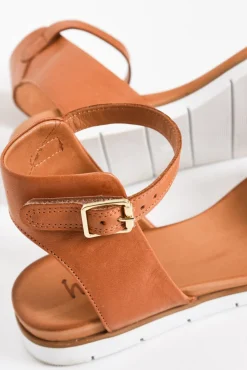 Flat Sandals<Hinako Aspen Tan Leather Sandal