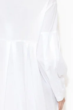 Cotton Dresses<Foil Austin White Cotton Shirt Dress