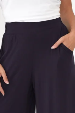 Pants<Tani Bella Navy Micro Modal Wide Leg Pant