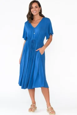 Bamboo Dresses<PQ Billine Cobalt Bamboo Dress