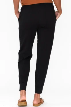 Pants<One Ten Willow Black Cotton Everyday Tie Pant