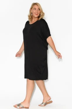 Batwing Dresses<Betty Basics Black Maui Dress