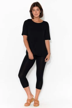 Leggings<Tani Black Micro Modal 3/4 Legging