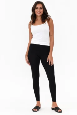 Pants<Tani Black Micro Modal Stretch Legging