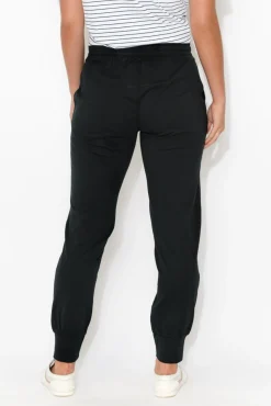 Pants<Elm Black Wash Out Lounge Pant