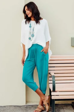 Pants<Betty Basics Blue Lagoon Tokyo Slouch Pant