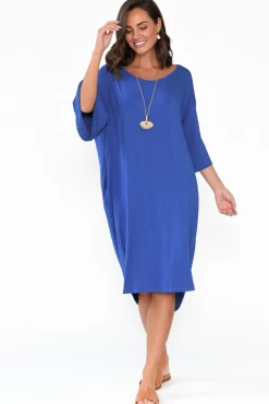 Bamboo Dresses<PQ Brea Cobalt Bamboo Dress