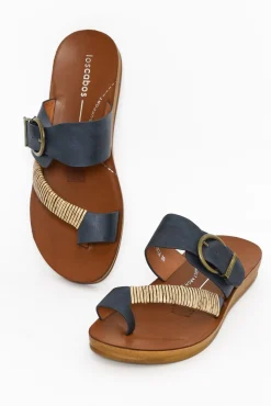 Slides<Los Cabos Bria Navy Slide