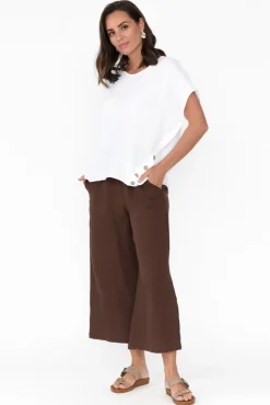 Pants<Threadz Byron Chocolate Cotton Pocket Pant