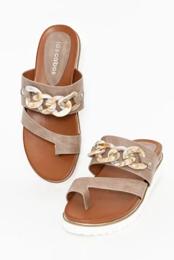 Slides<Los Cabos Cai Taupe Chain Platform Slide