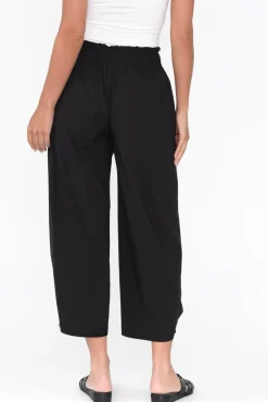 Pants<Clarity Carlton Black Convertible Cropped Pant