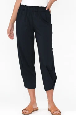 Pants<Clarity Carlton Navy Convertible Cropped Pant