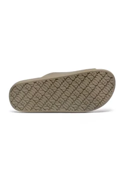 Slides<Freedom Moses Carter Khaki Vegan Slides