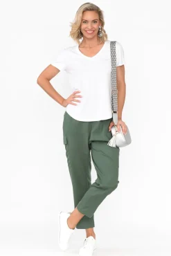 Pants<Tirelli Caylee Emerald Lyocell Cargo Pant