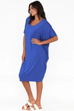 Above Knee Dresses<Betty Basics Cobalt Maui Dress
