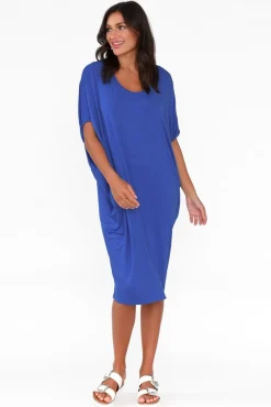 Above Knee Dresses<Betty Basics Cobalt Maui Dress