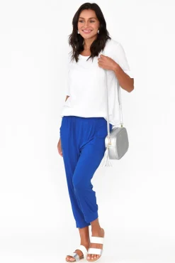 Pants<Betty Basics Cobalt Tokyo Slouch Pant