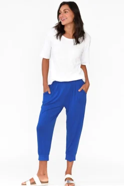 Pants<Betty Basics Cobalt Tokyo Slouch Pant