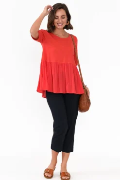 Pants<Threadz Cody Navy Straight Leg Stretch Pant