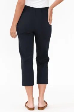 Pants<Threadz Cody Navy Straight Leg Stretch Pant