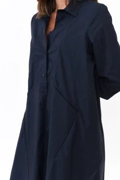 Cotton Tops<Tirelli Colson Navy Cotton Tunic