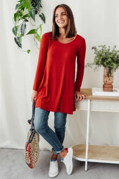 Jeans<Cafe Latte Courtney Dark Denim Stretch Jean