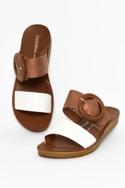 Slides<Los Cabos Damani Seashell Buckle Slide