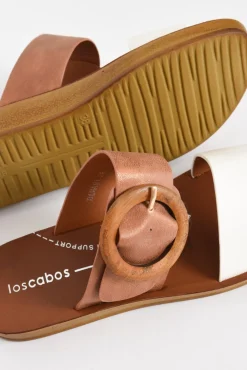 Slides<Los Cabos Damani Seashell Buckle Slide