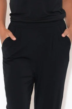 Pants<Tani Dana Black Micro Modal Pant