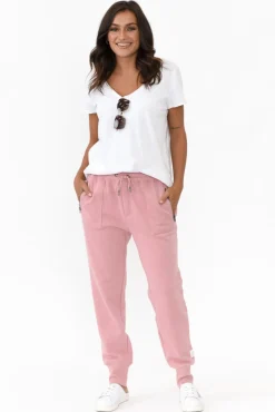 Pants<Elm Danni Blush Cotton Lounge Pant