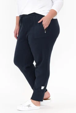 Pants<Elm Danni Navy Cotton Lounge Pant