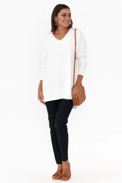 Pants<Willow Tree Dixon Navy Cotton Stretch Pant