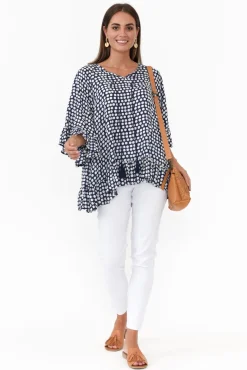 Pants<Willow Tree Dixon White Cotton Stretch Pant