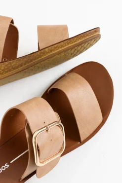 Slides<Los Cabos Doti Camel Buckle Slide