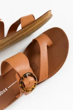 Slides<Los Cabos Dotsie Tan Resin Buckle Slide