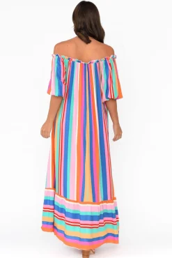 Maxi Dresses<Label of Love Dove Multi Stripe Maxi Dress