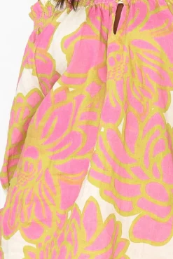 Linen Tops<Foil Drew Pink Lotus Linen Top