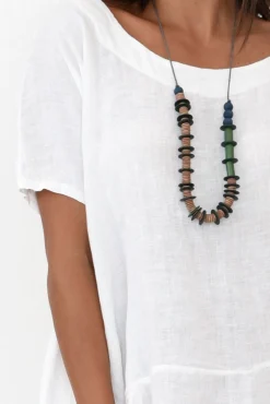 Linen Dresses<Talia Benson Ella White Linen Dress