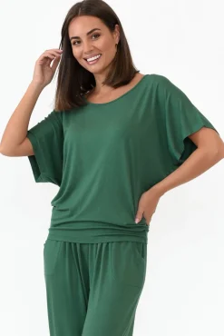 Sleeved Tops<Betty Basics Emerald Maui Tee