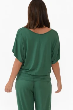 Sleeved Tops<Betty Basics Emerald Maui Tee